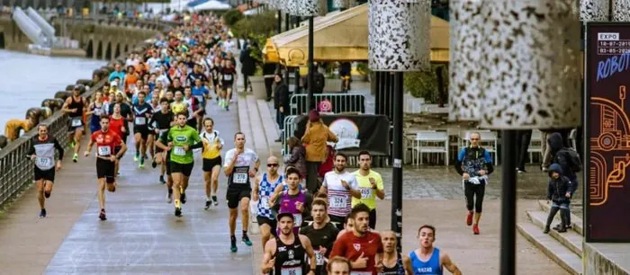 ガロンヌ河岸10kmラン