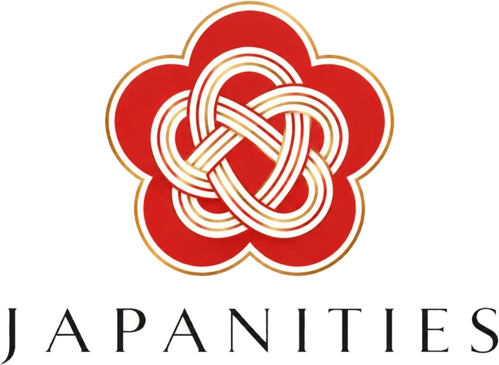 JAPANITIESのロゴ（水引の梅結びがモチーフ）