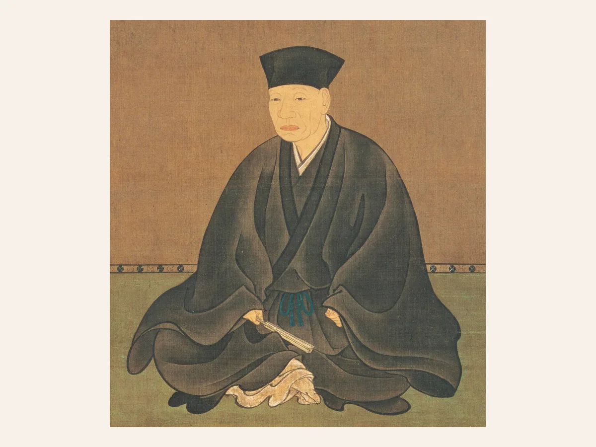 千利休の肖像（長谷川等伯・筆）